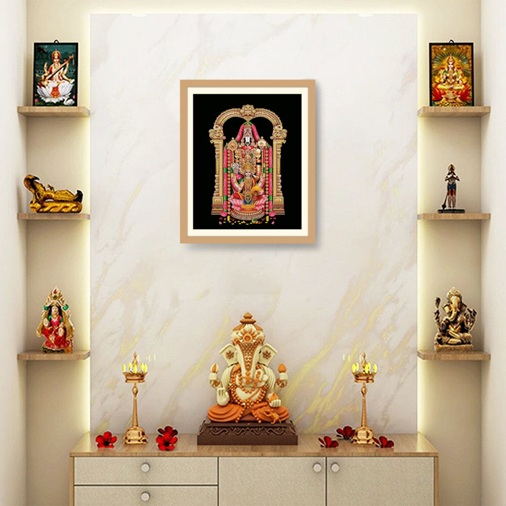Lord Venkateshwara Balaji - WALL MOUNT FRAME
