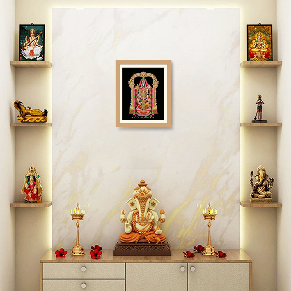 Lord Venkateshwara Balaji - WALL MOUNT FRAME