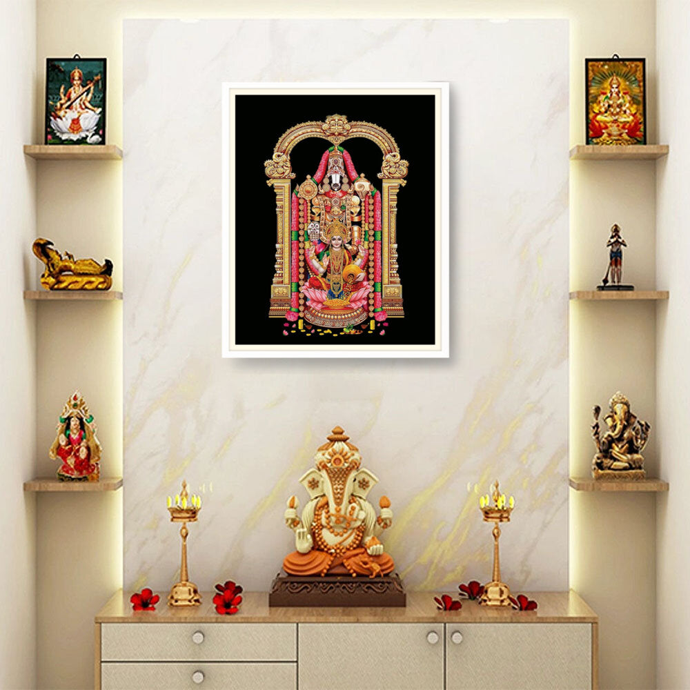 Lord Venkateshwara Balaji - WALL MOUNT FRAME