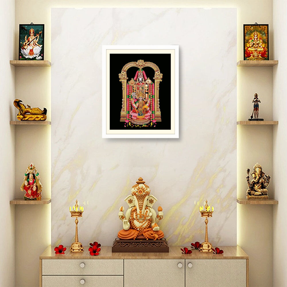 Lord Venkateshwara Balaji - WALL MOUNT FRAME