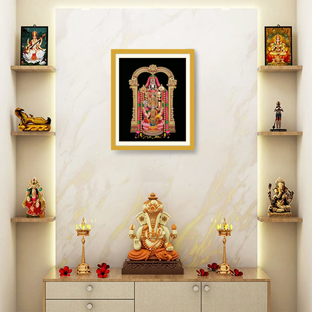 Lord Venkateshwara Balaji - WALL MOUNT FRAME
