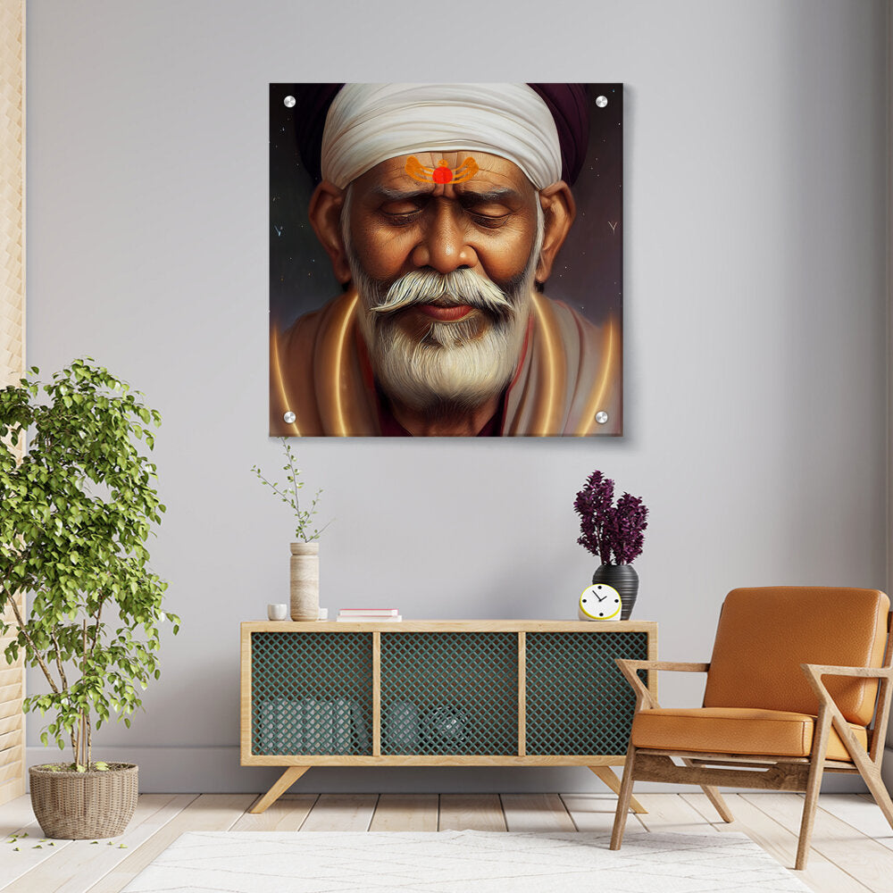 Shirdi Sai Baba - Acrylic Wall Photo