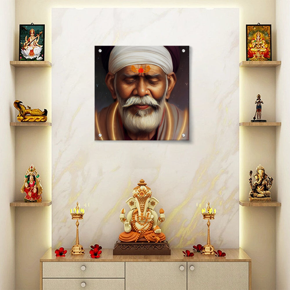 Shirdi Sai Baba - Acrylic Wall Photo