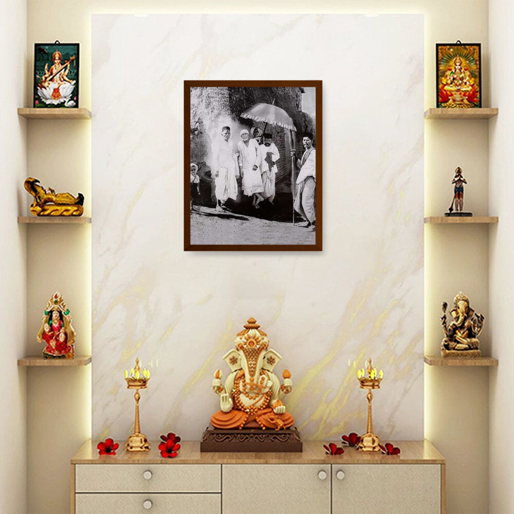 Shiridi Sai Baba - Framed Canvas