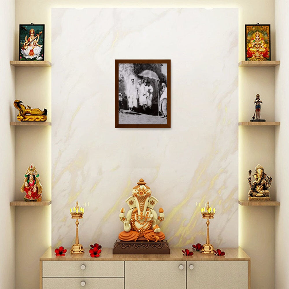 Shiridi Sai Baba - Framed Canvas