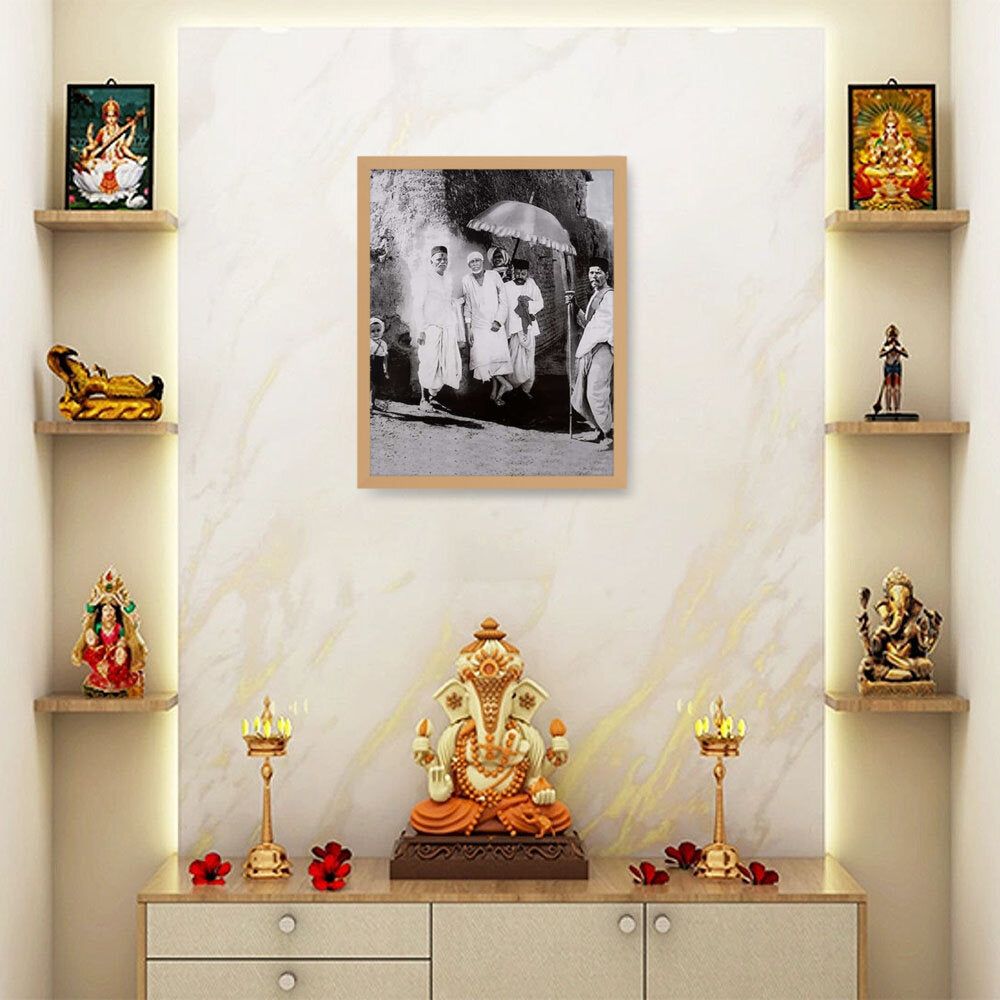 Shiridi Sai Baba - Framed Canvas