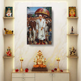 Amazon - Seller - Sai Baba Procession - Wall Canvas