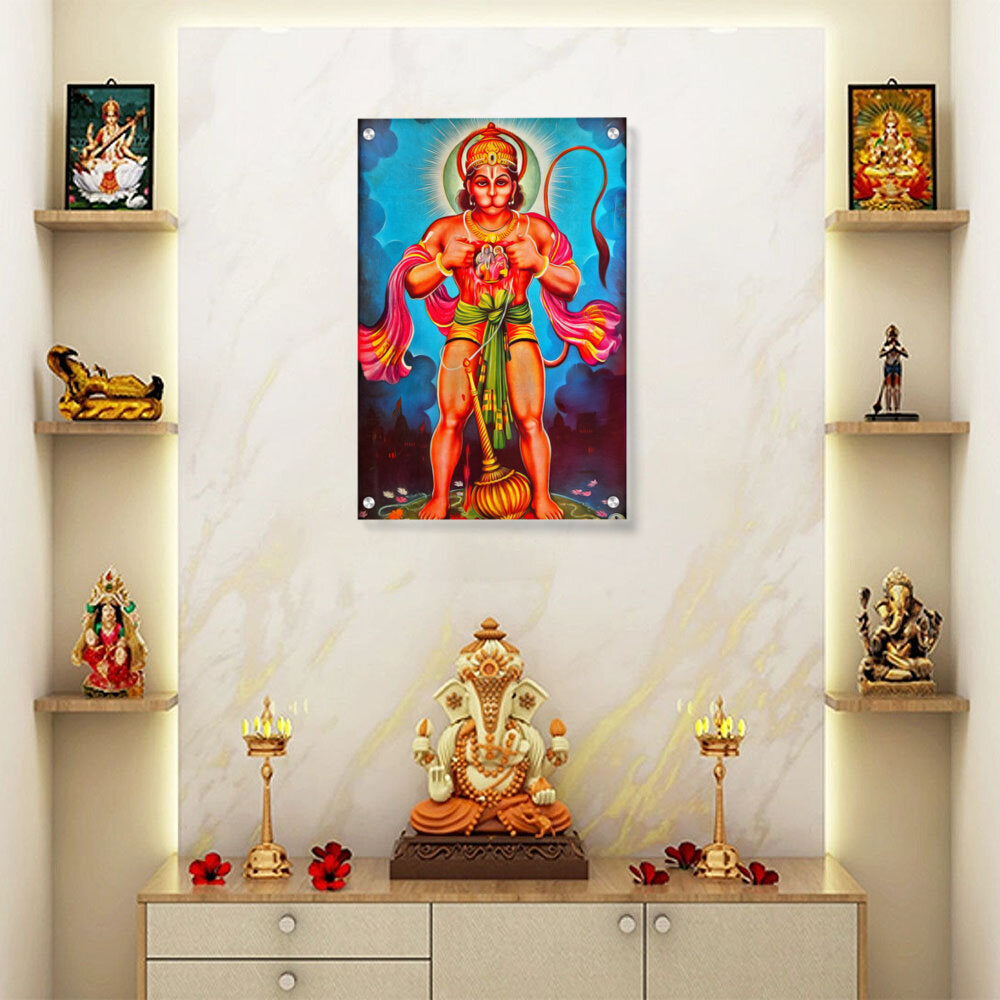 Hanuman - Acrylic Wall Photo