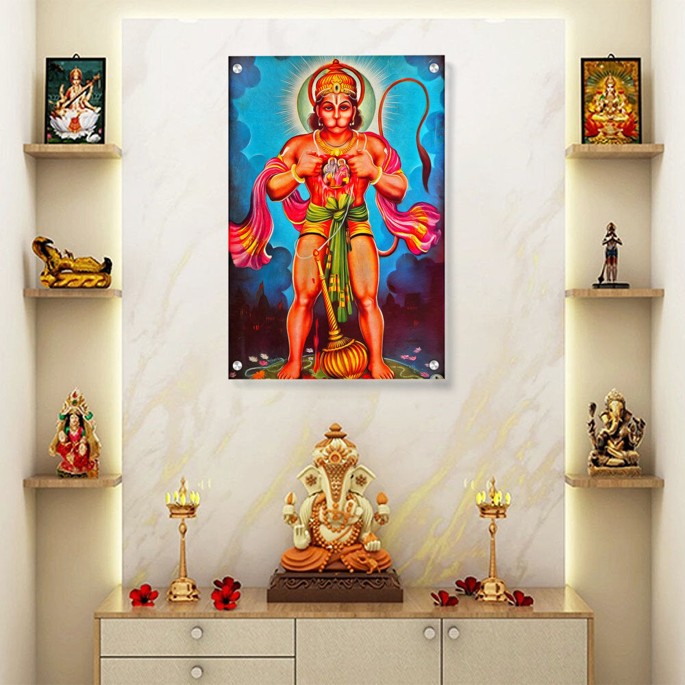 Amazon - Seller - Hanuman - Acrylic Wall Photo