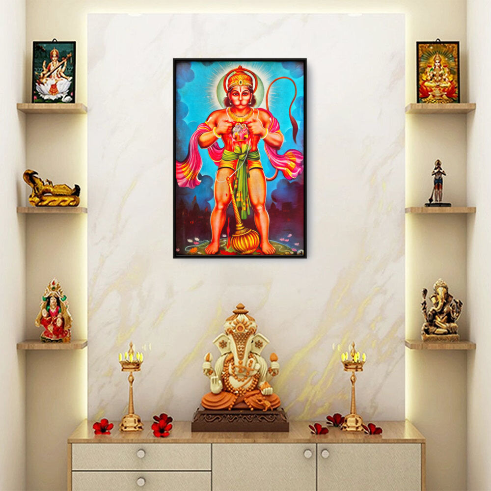 Hanuman - FLOATING FRAME