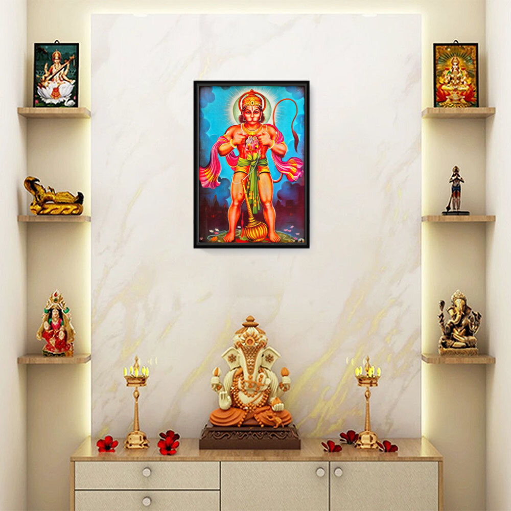 Hanuman - FLOATING FRAME