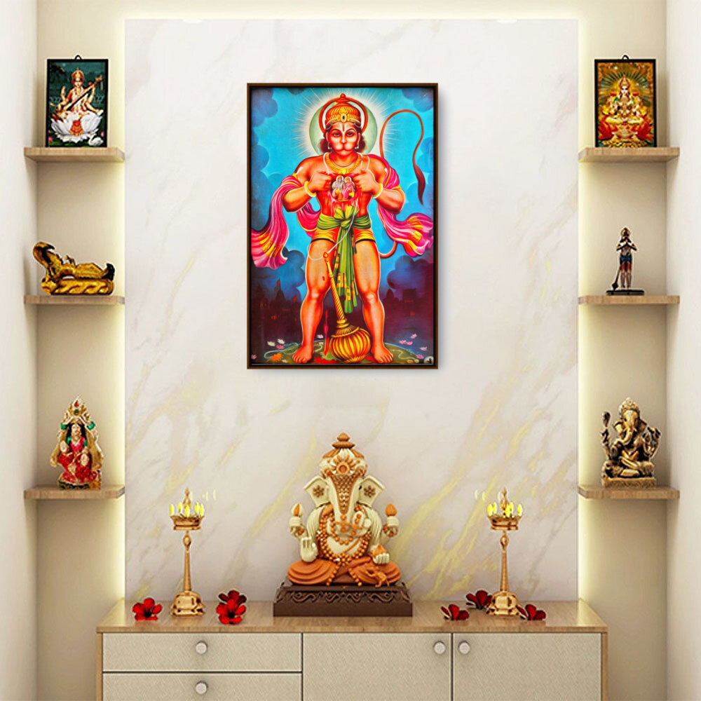 Hanuman - FLOATING FRAME