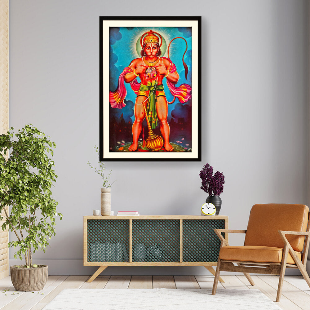 Hanuman - WALL MOUNT FRAME