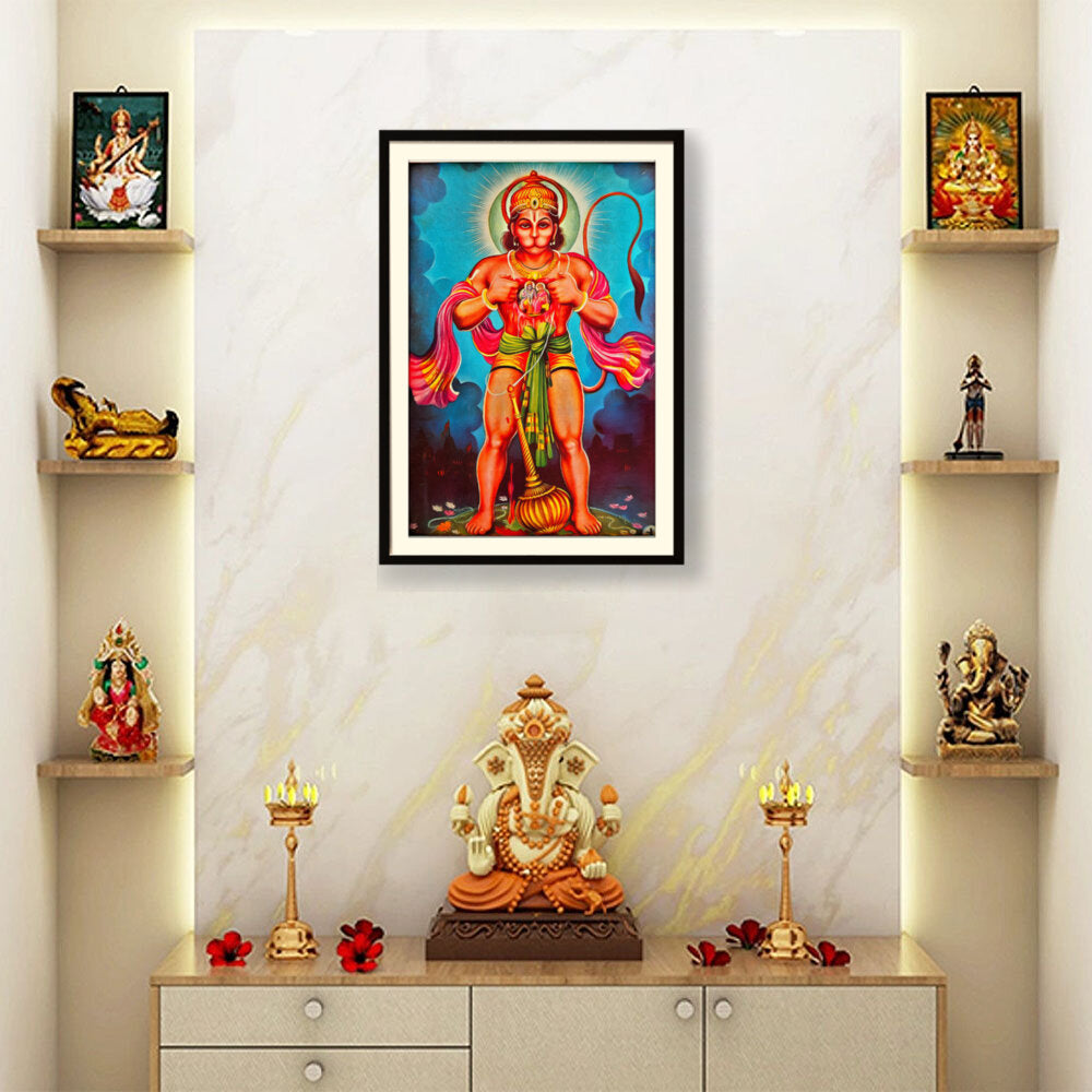 Hanuman - WALL MOUNT FRAME
