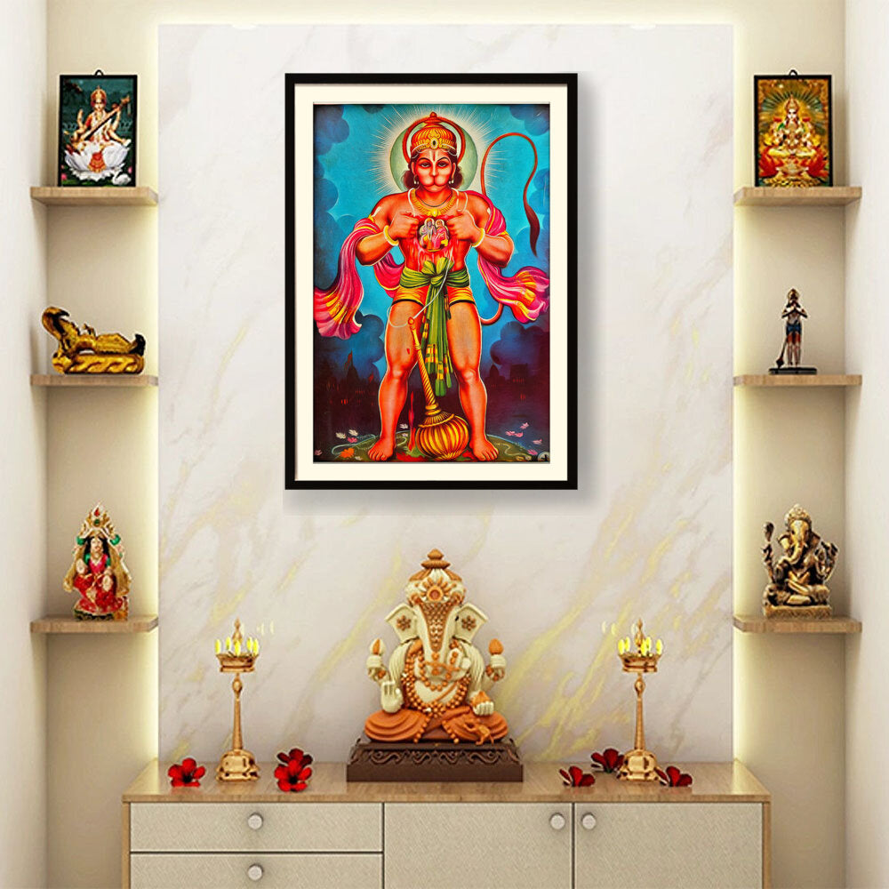Hanuman - WALL MOUNT FRAME