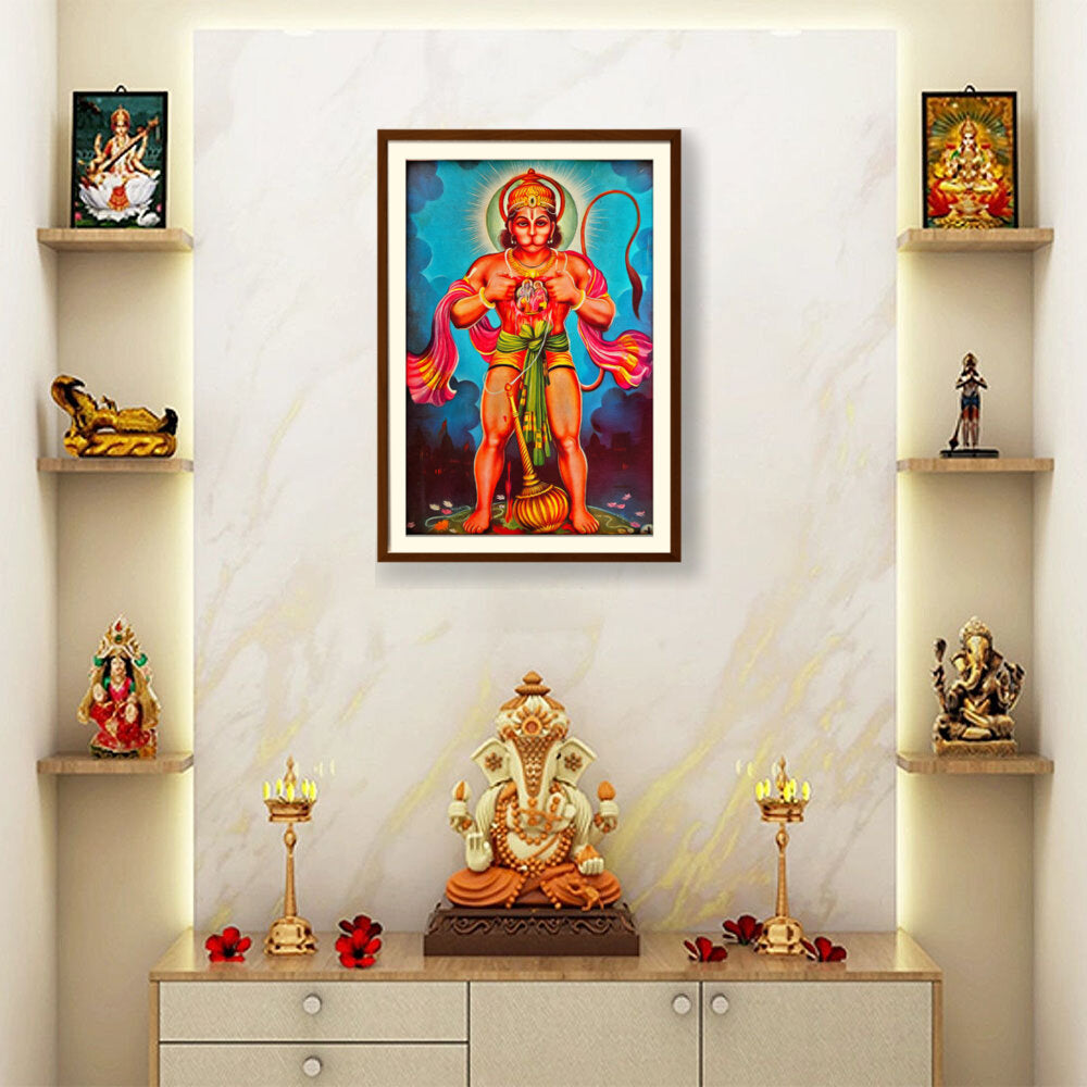 Hanuman - WALL MOUNT FRAME
