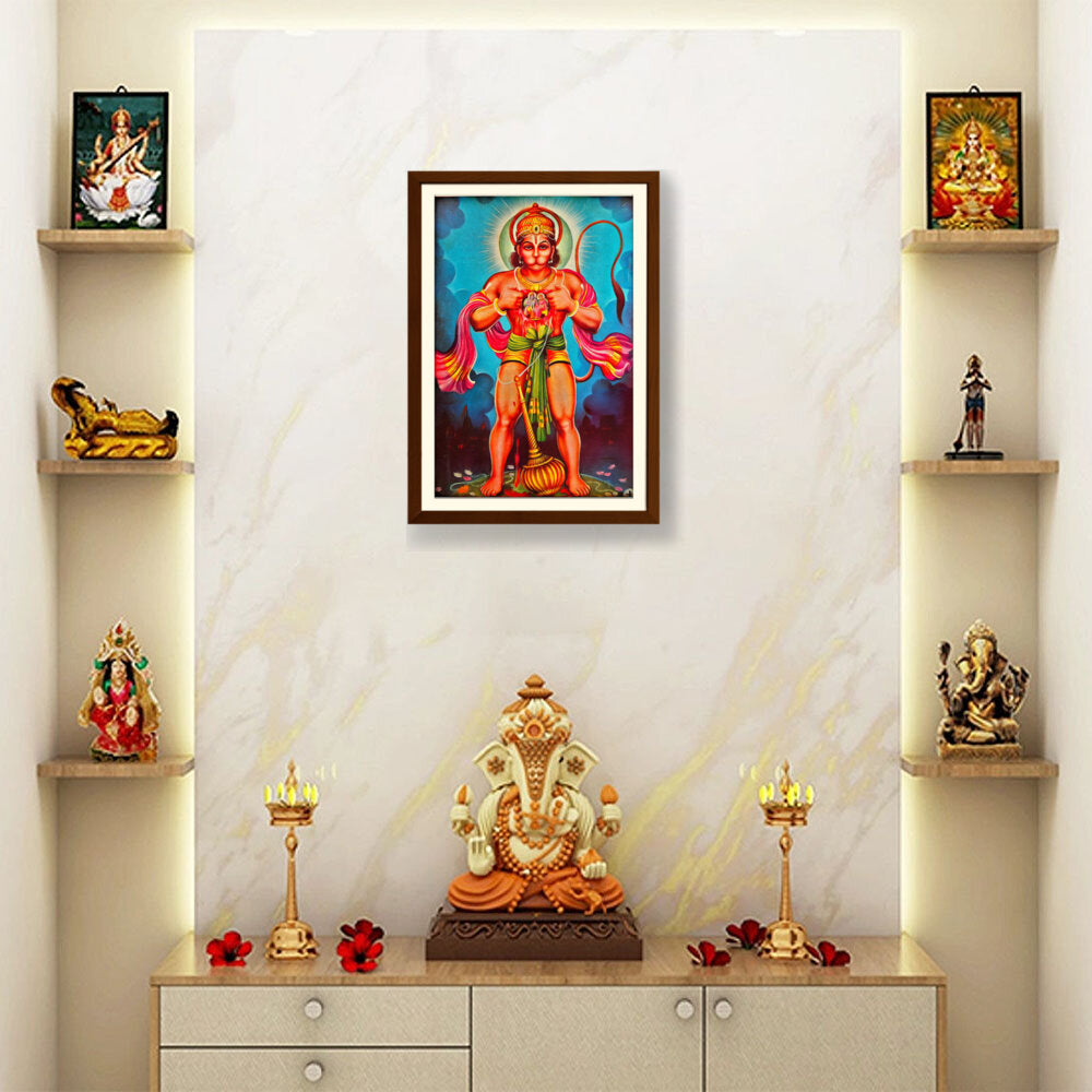 Hanuman - WALL MOUNT FRAME
