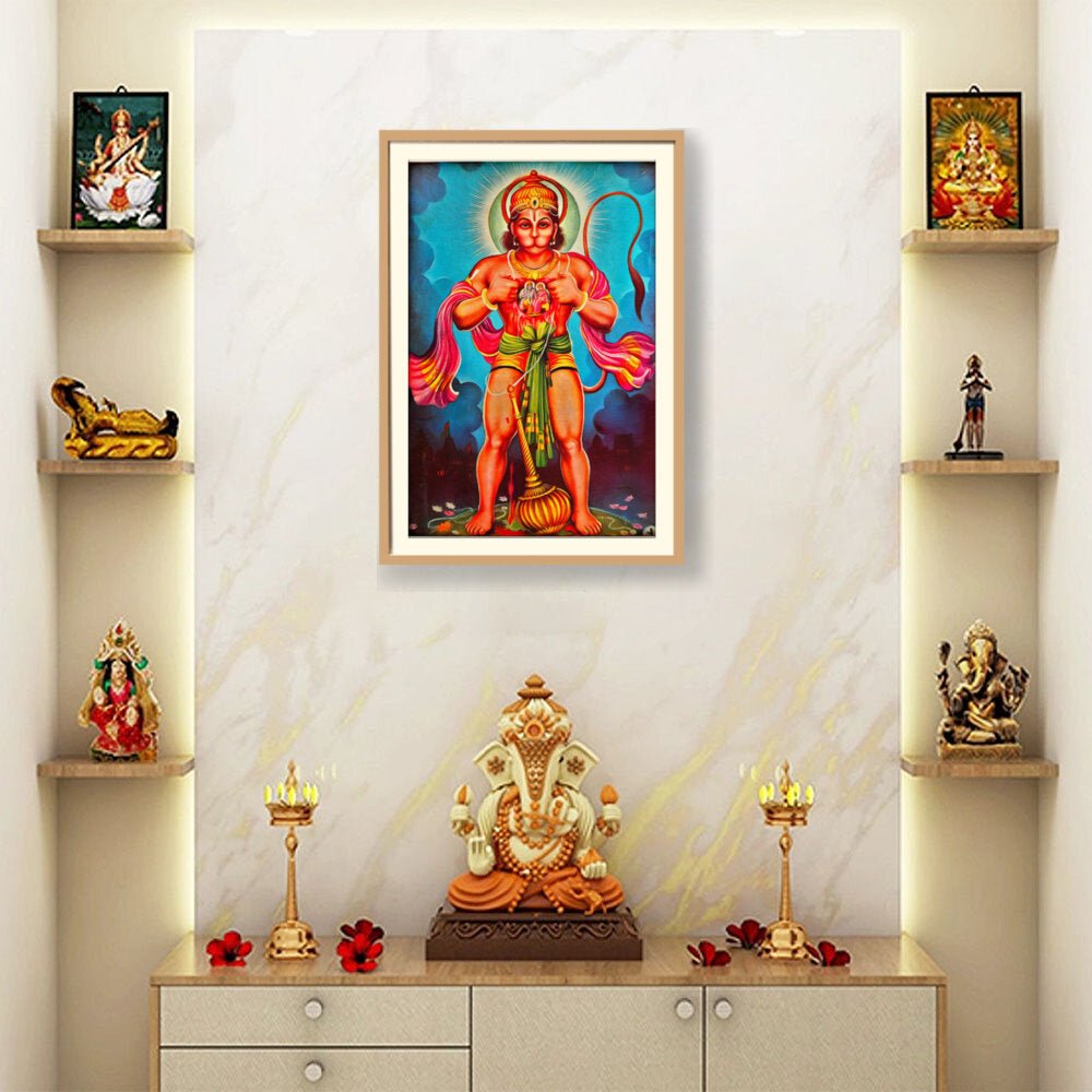 Hanuman - WALL MOUNT FRAME