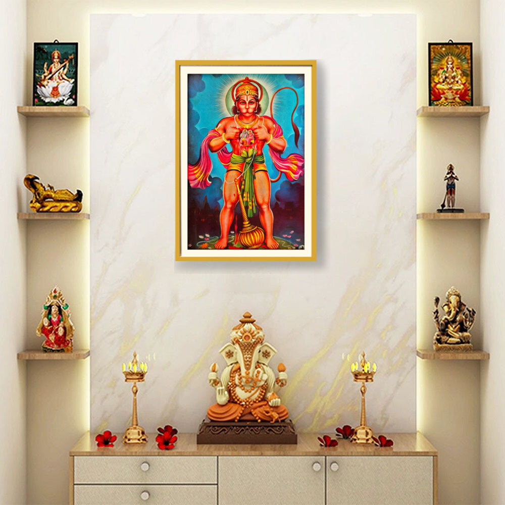 Hanuman - WALL MOUNT FRAME