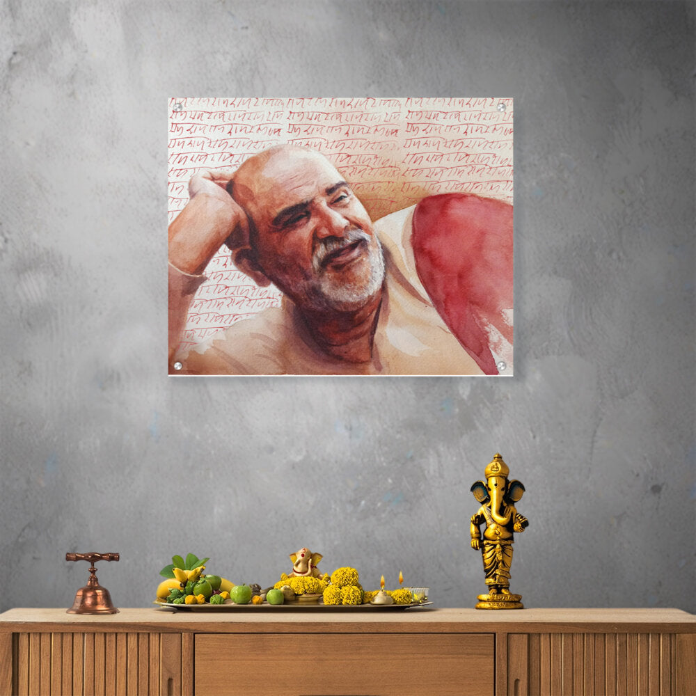 Neem Karoli Baba - Acrylic Wall Photo