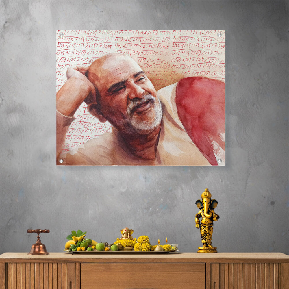 Amazon - Seller - Neem Karoli Baba - Acrylic Wall Photo