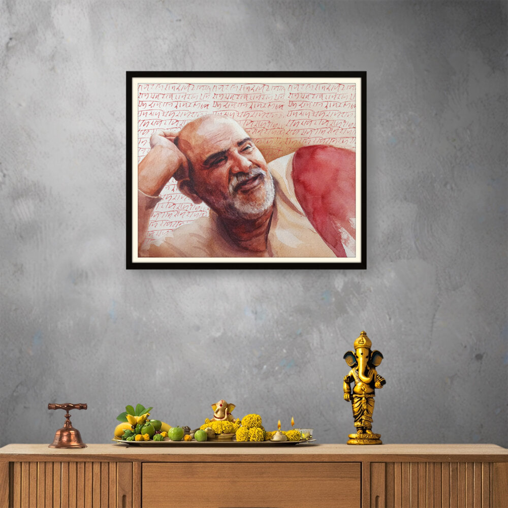 Neem Karoli Baba - WALL MOUNT FRAME