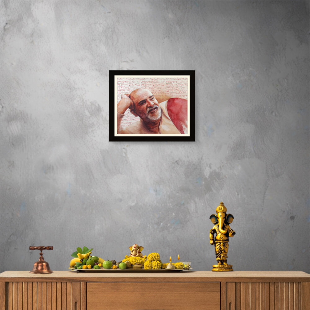 Neem Karoli Baba - WALL MOUNT FRAME
