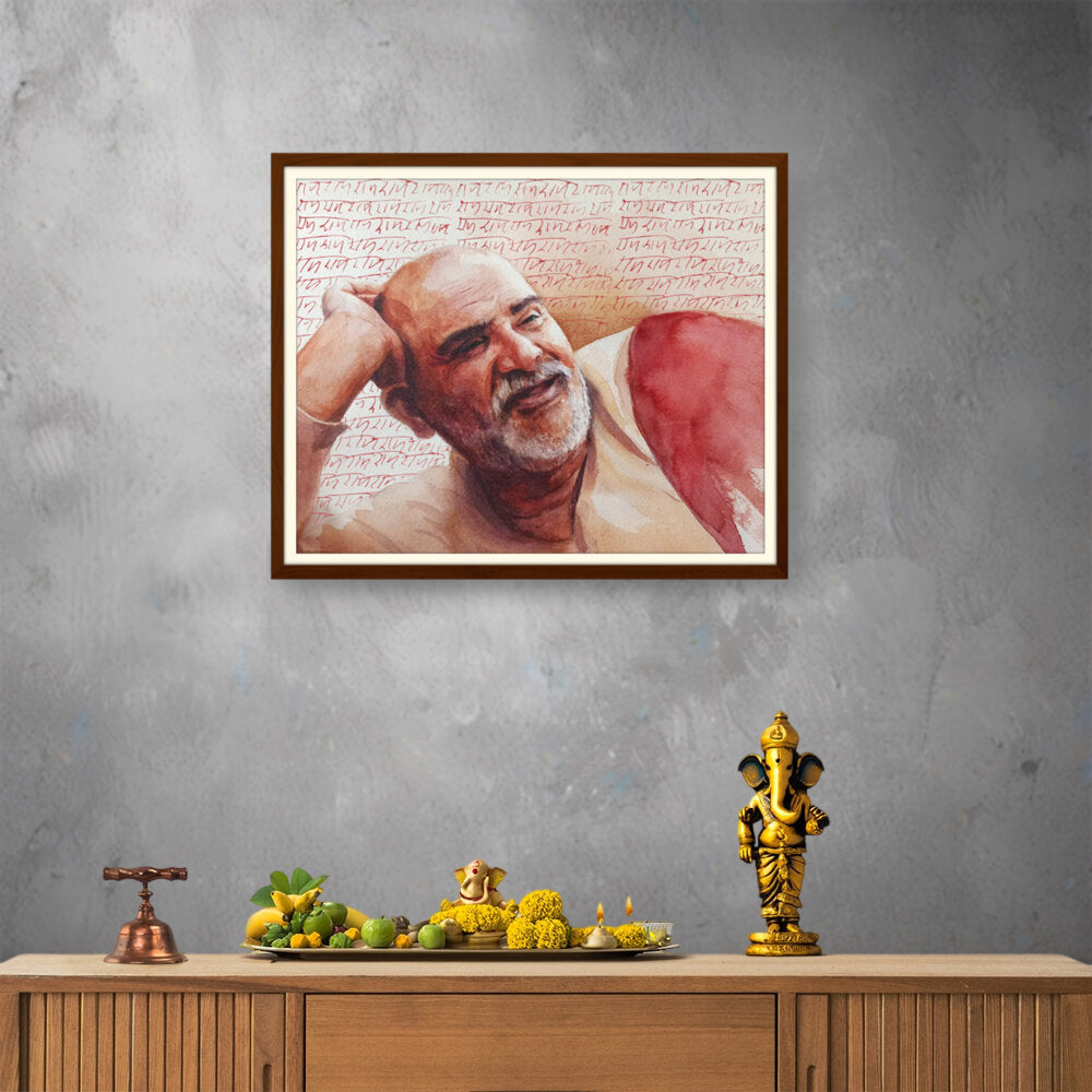 Neem Karoli Baba - WALL MOUNT FRAME