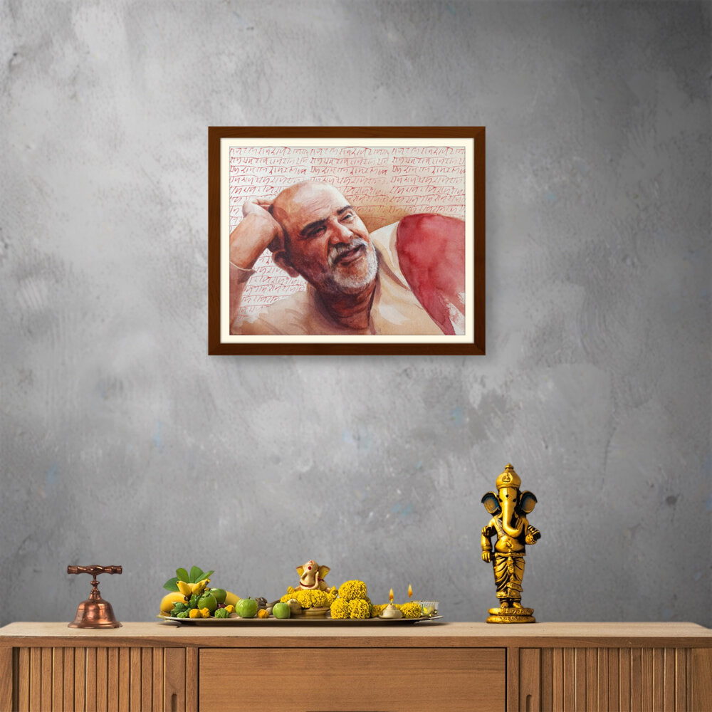 Neem Karoli Baba - WALL MOUNT FRAME
