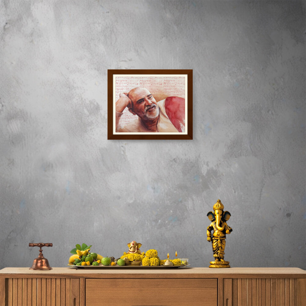 Neem Karoli Baba - WALL MOUNT FRAME