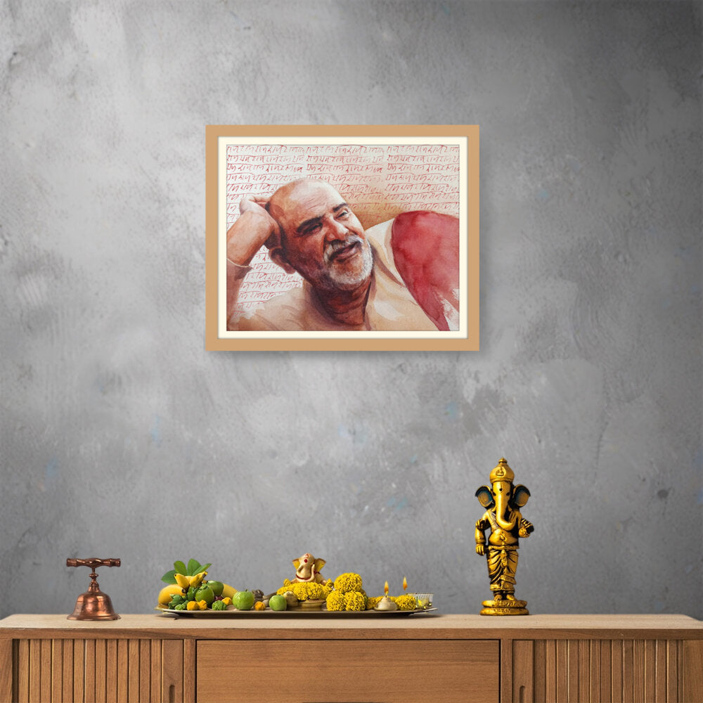Neem Karoli Baba - WALL MOUNT FRAME