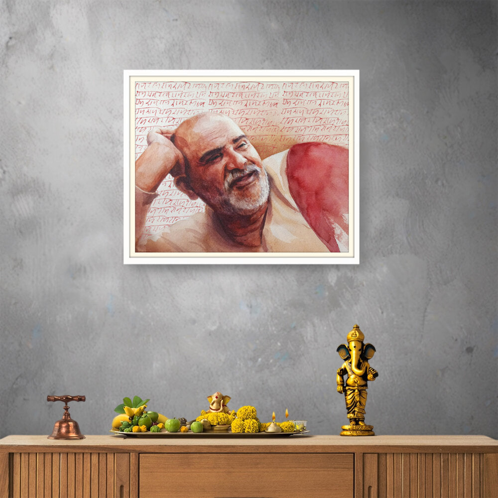 Neem Karoli Baba - WALL MOUNT FRAME