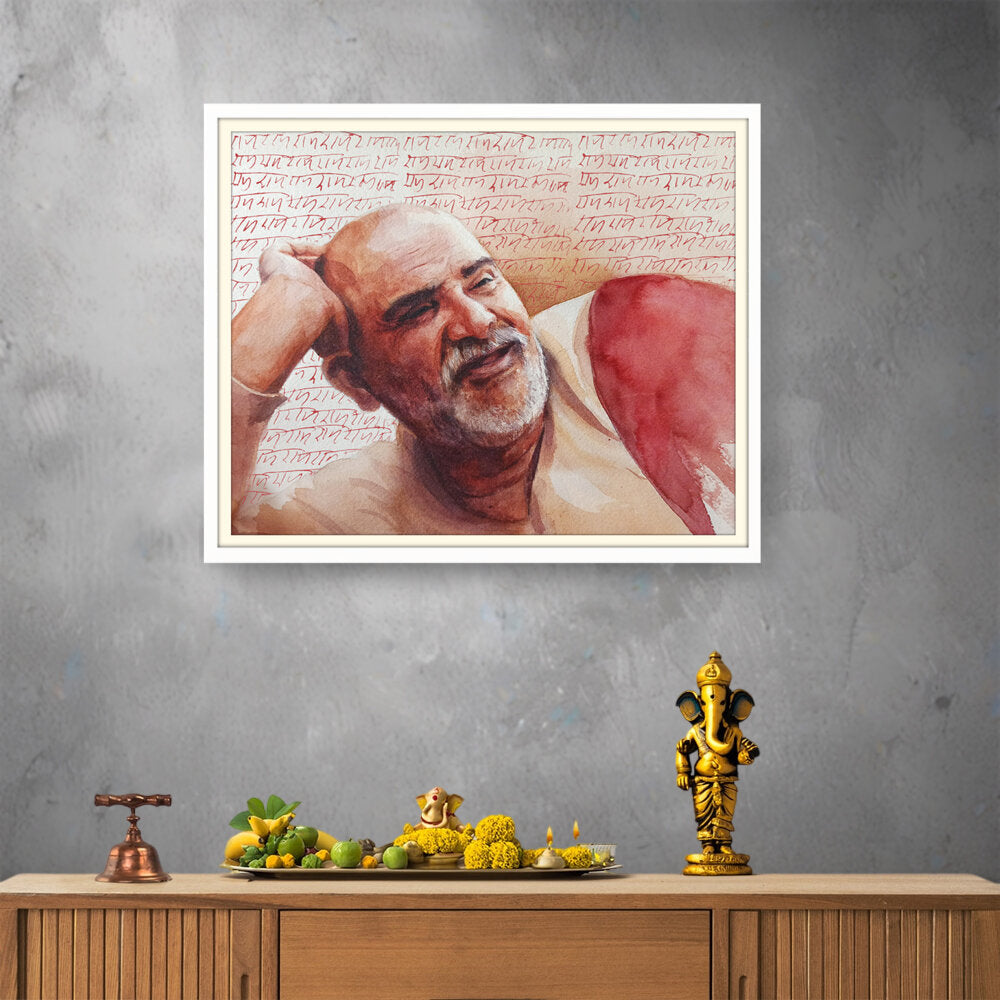 Neem Karoli Baba - WALL MOUNT FRAME
