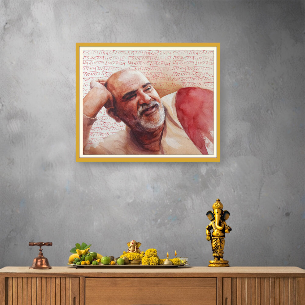 Neem Karoli Baba - WALL MOUNT FRAME