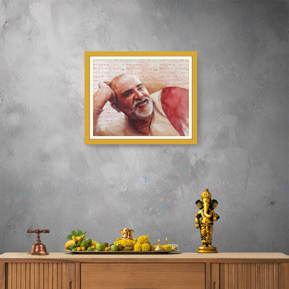 Neem Karoli Baba - WALL MOUNT FRAME