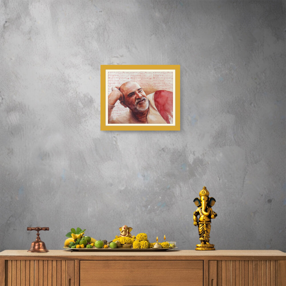 Neem Karoli Baba - WALL MOUNT FRAME