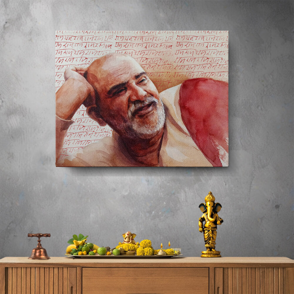 Amazon - Seller - Neem Karoli Baba - Wall Canvas