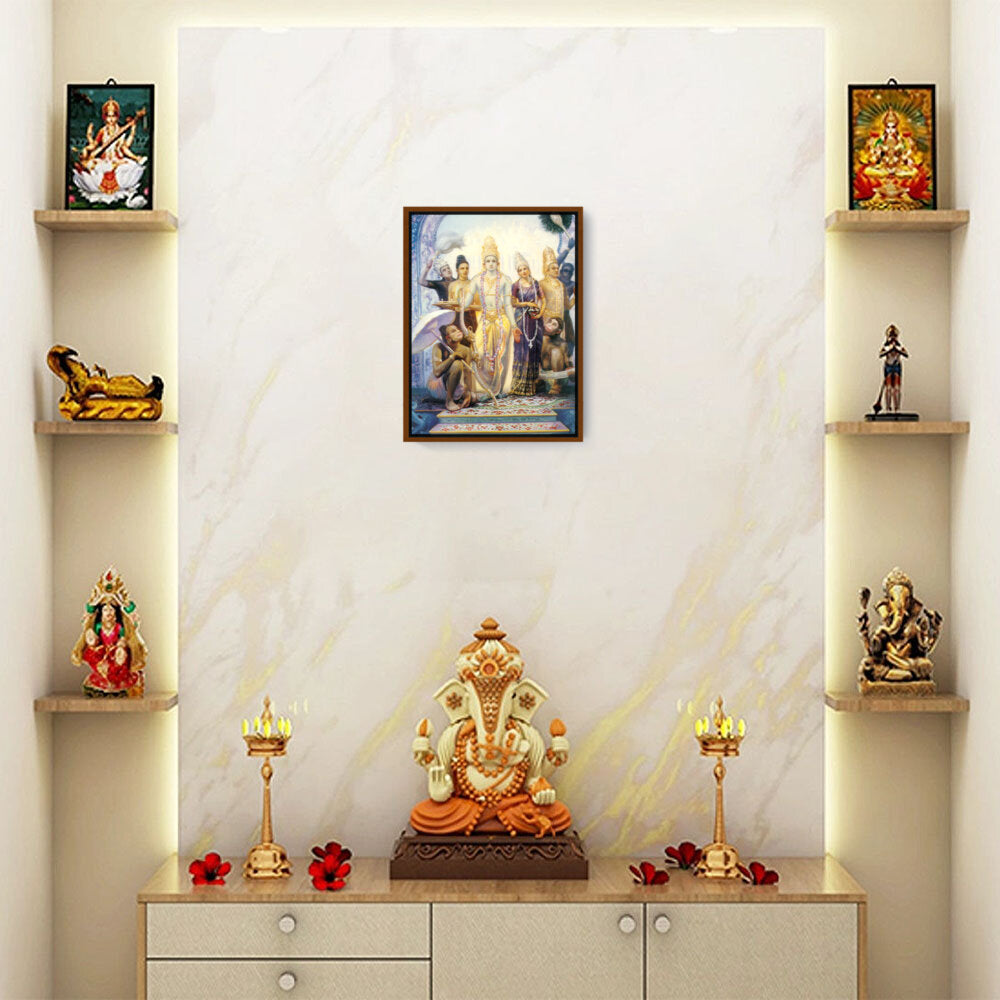 Seetharama Lakshmana Hanuman - FLOATING FRAME