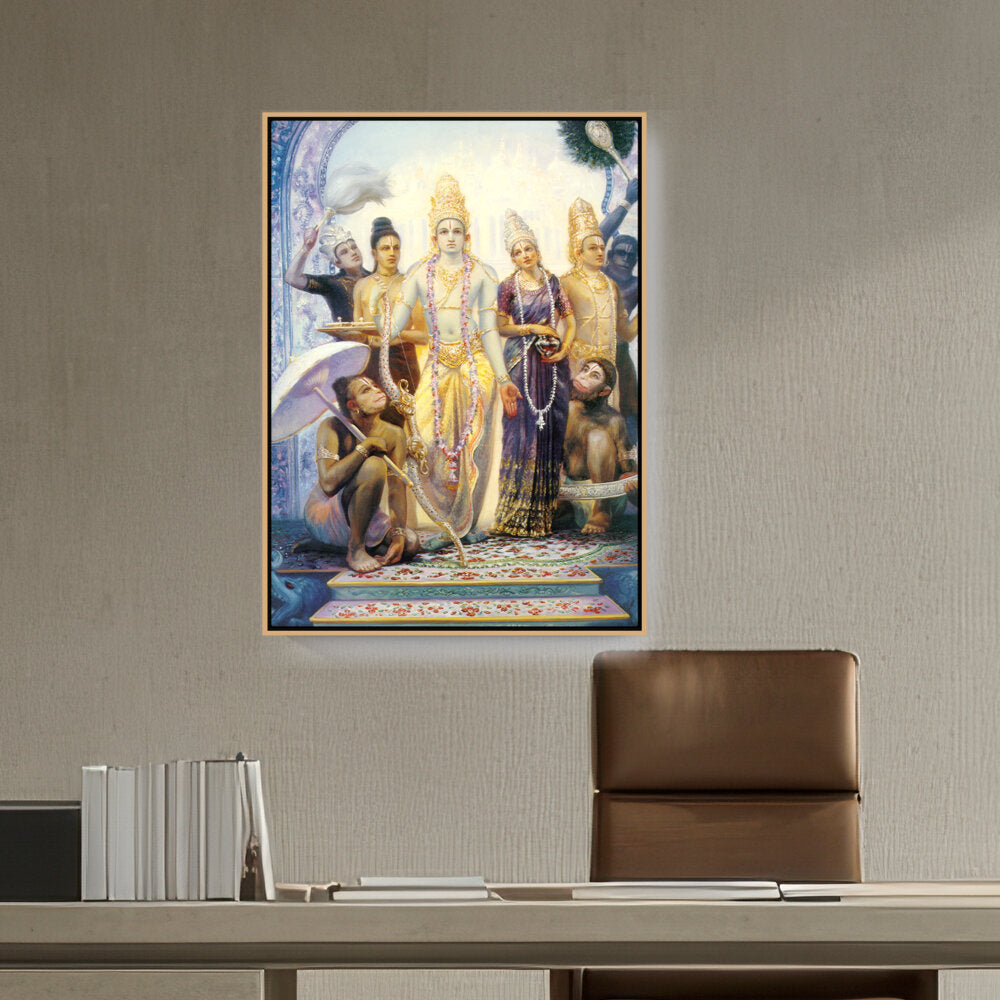 Seetharama Lakshmana Hanuman - FLOATING FRAME
