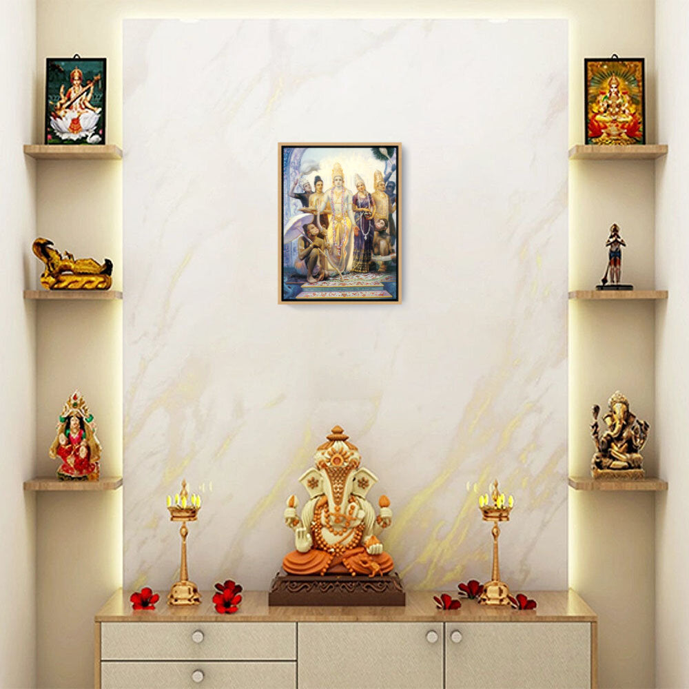 Seetharama Lakshmana Hanuman - FLOATING FRAME