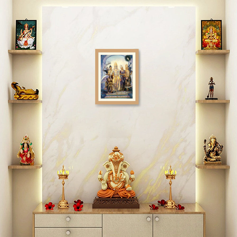 Seetharama Lakshmana Hanuman - WALL MOUNT FRAME