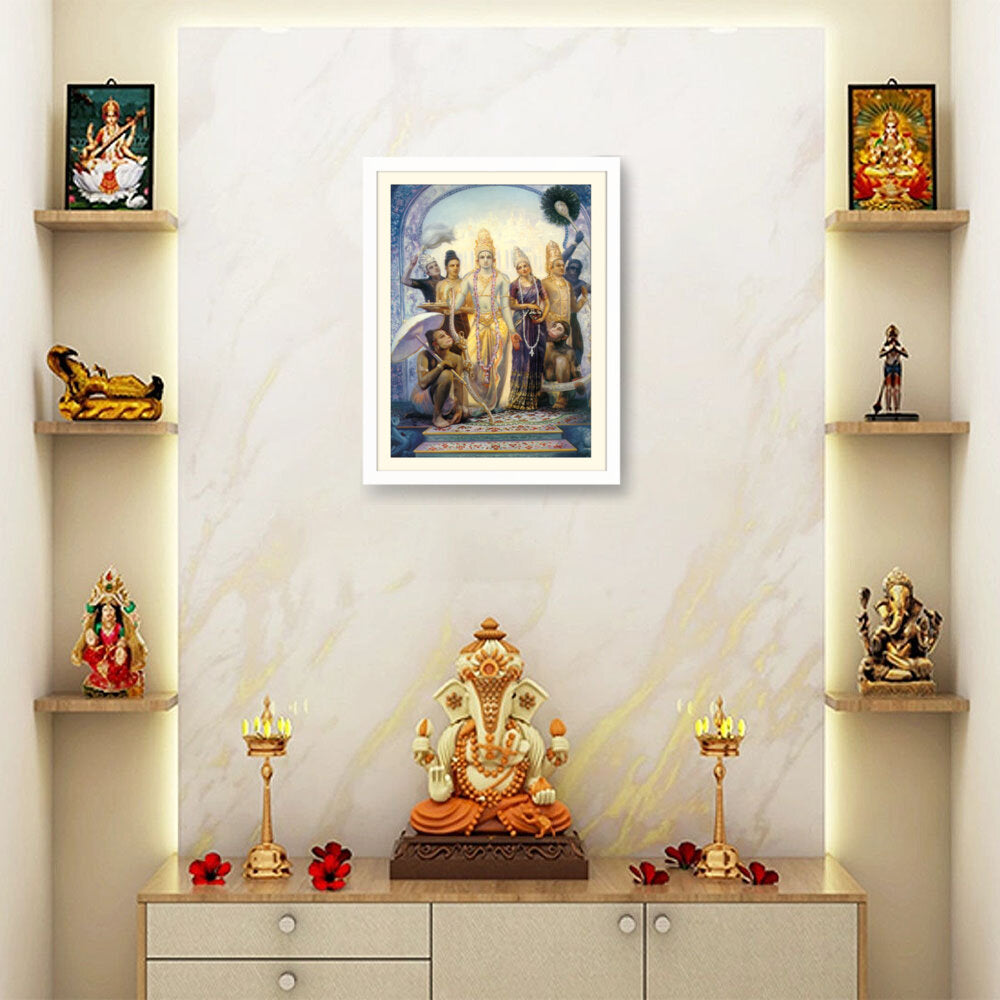 Seetharama Lakshmana Hanuman - WALL MOUNT FRAME