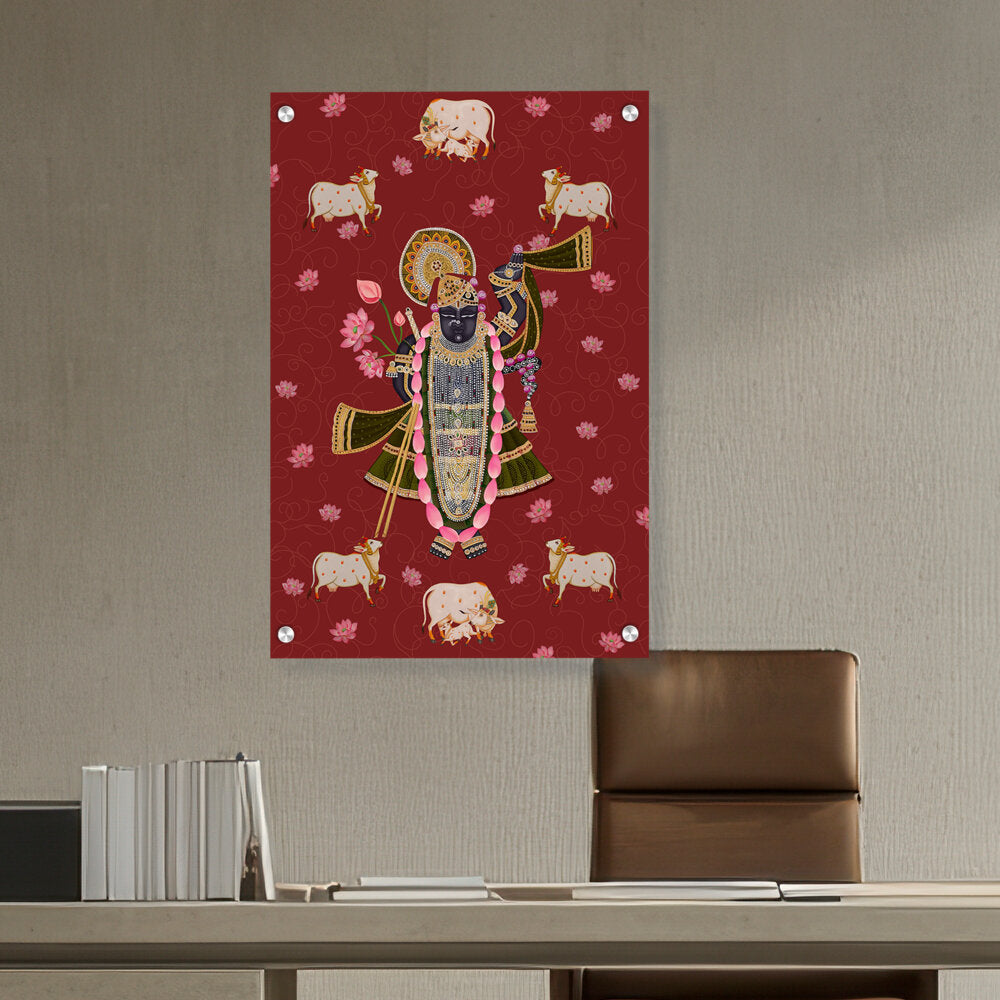 ShrinathJiPichwai_Cows - Acrylic Wall Photo