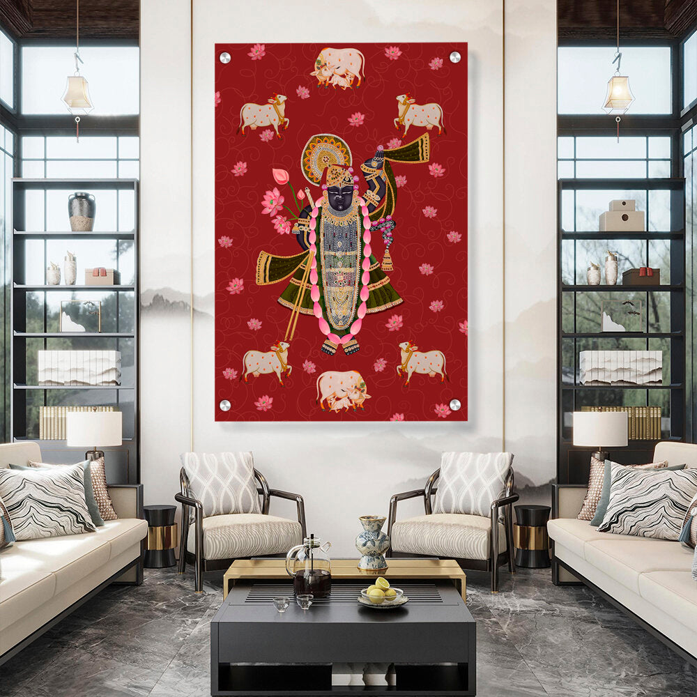 ShrinathJiPichwai_Cows - Acrylic Wall Photo