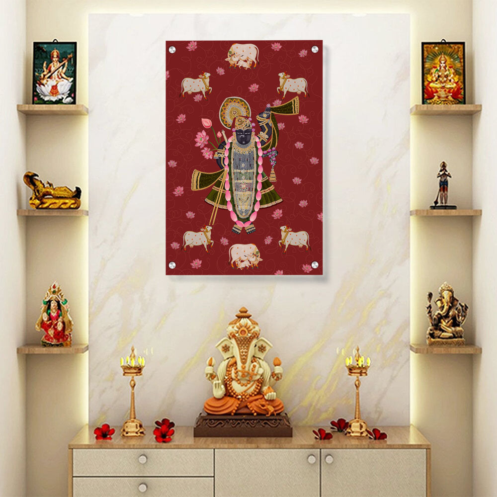 ShrinathJiPichwai_Cows - Acrylic Wall Photo