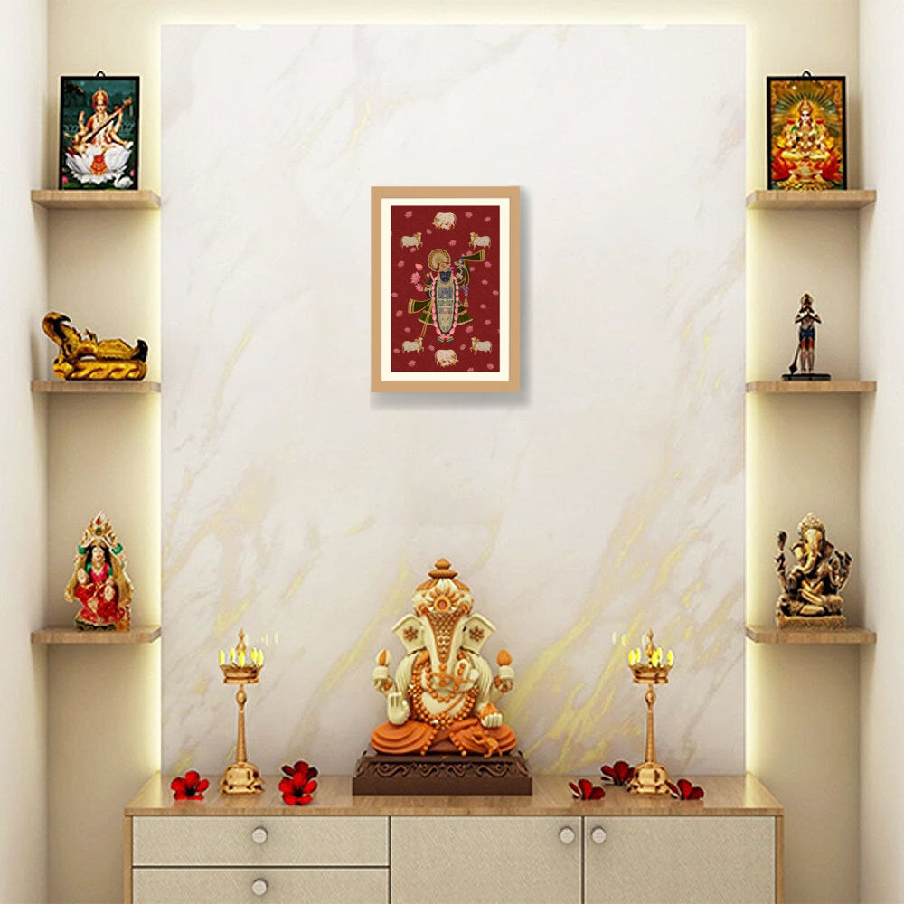 ShrinathJiPichwai_Cows - WALL MOUNT FRAME