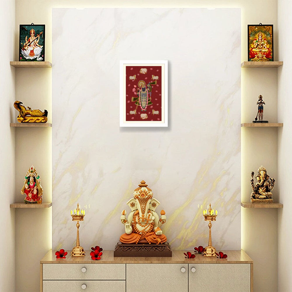 ShrinathJiPichwai_Cows - WALL MOUNT FRAME