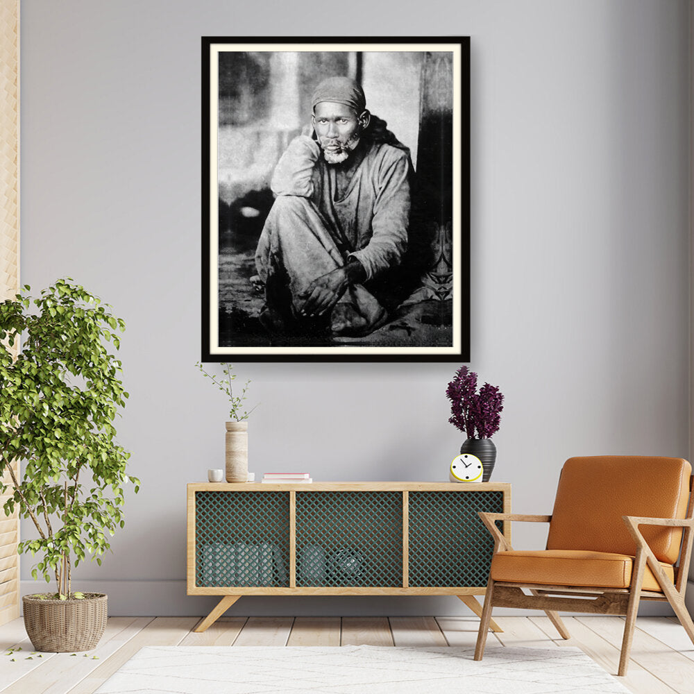 Shirdi Sai Baba Original - WALL MOUNT FRAME
