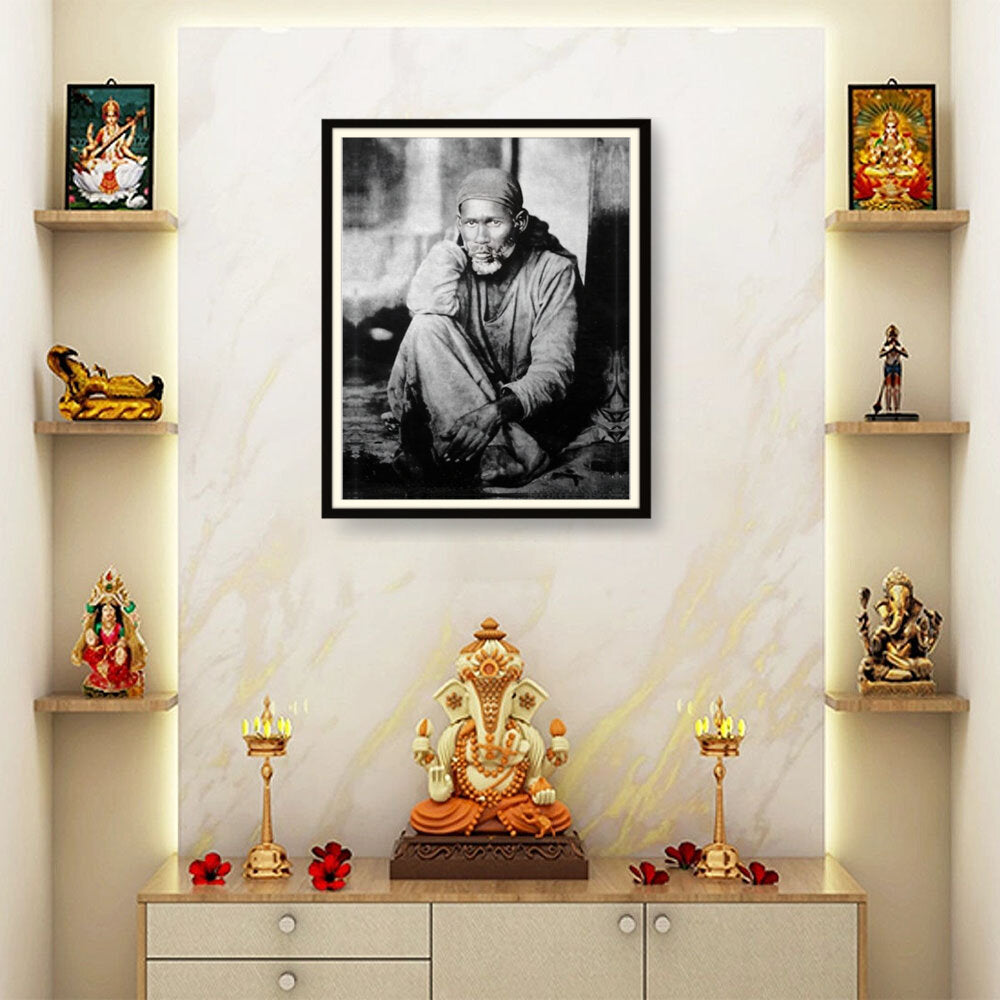 Shirdi Sai Baba Original - WALL MOUNT FRAME