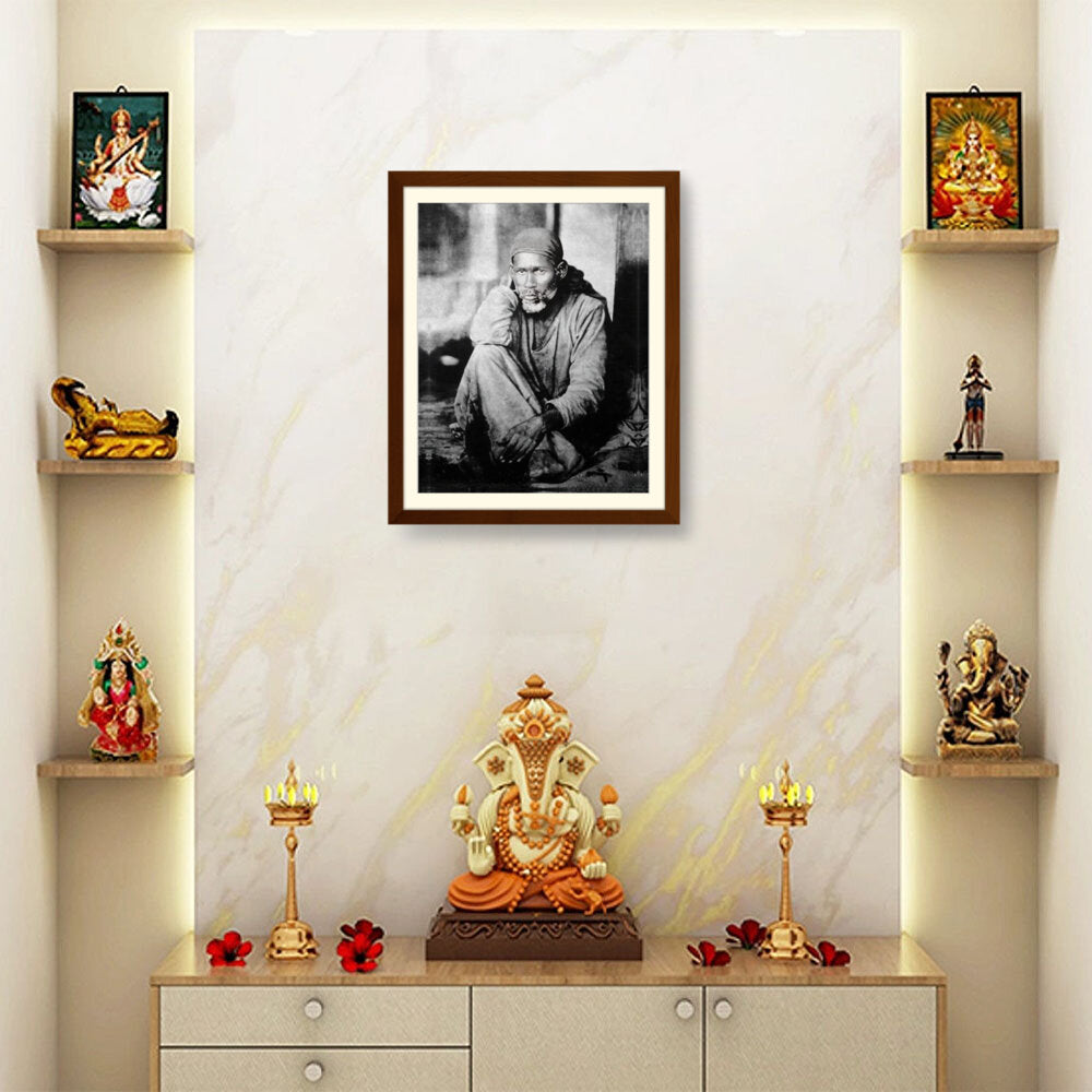 Shirdi Sai Baba Original - WALL MOUNT FRAME